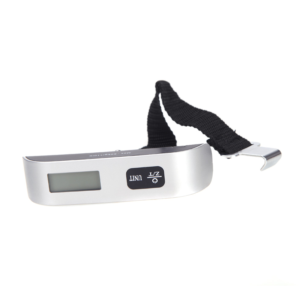 50kg 10g 110Lb 0.02Lb Digital Scale Weight Scales Luggage Hook scale for Travel With Room Temperature LCD Backlit Display